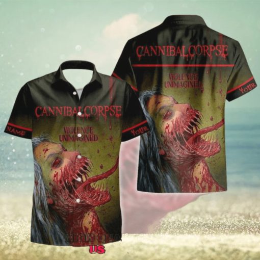 Personalized Cannibal Corpse Violence Unimagined Album Hawaiian Shirt