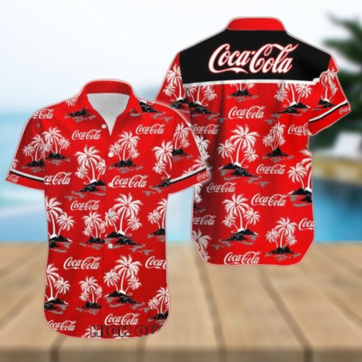 Personalized Coca Cola Tropical Coconut Hawaiian Shirt