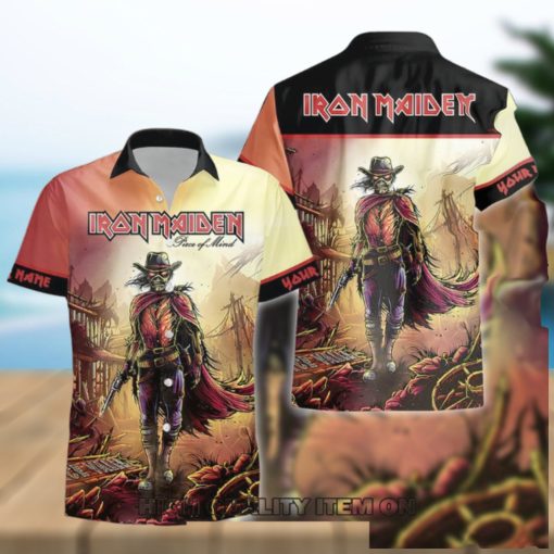 Personalized Iron Maiden Piece of Mind Casual Hawaiian Shirt