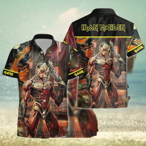 Personalized Iron Maiden Somewhere in Time Hawaiian Shirt