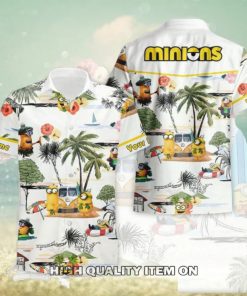 Personalized Minions Tropical Summer Hawaiian Shirt