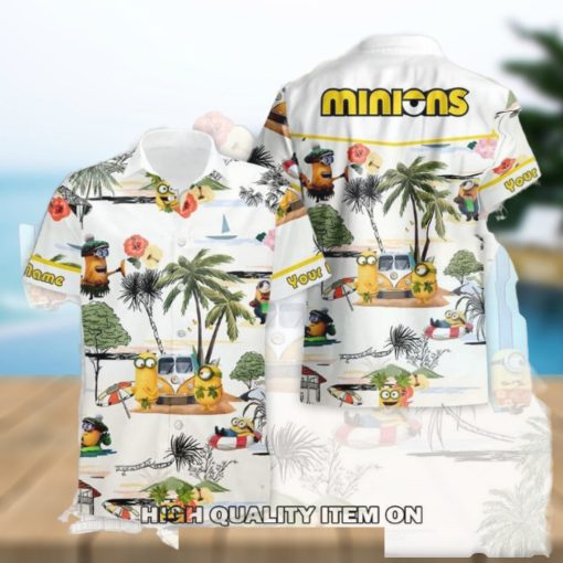 Personalized Minions Tropical Summer Hawaiian Shirt