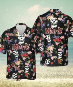 Personalized Misfits Floral Pattern Hawaiian Shirt