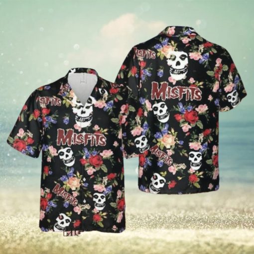 Personalized Misfits Floral Pattern Hawaiian Shirt