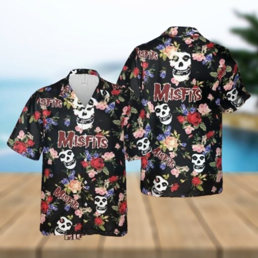 Personalized Misfits Floral Pattern Hawaiian Shirt