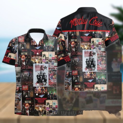 Personalized Motley Crue Magazine Hawaiian Shirt