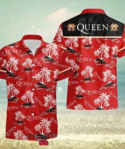 Personalized Queen Band Tropical Coconut Hawaiian Shirt
