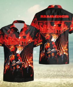 Personalized Rammstein Band Fashion Hawaiian Shirt