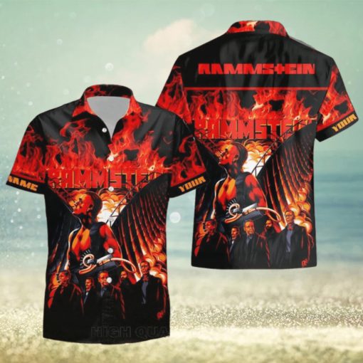 Personalized Rammstein Band Fashion Hawaiian Shirt