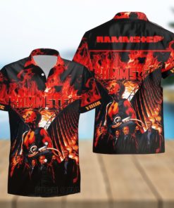 Personalized Rammstein Band Fashion Hawaiian Shirt