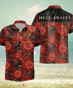 Personalized Slayer Hell Awaits Album Hawaiian Shirt