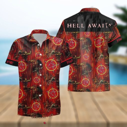 Personalized Slayer Hell Awaits Album Hawaiian Shirt