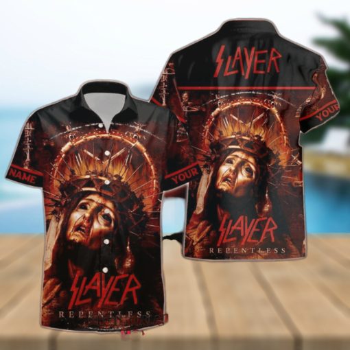 Personalized Slayer Repentless Short Sleeve Hawaiian Shirt