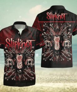 Personalized Slipknot Goat Short Sleeve Hawaiian Shirt