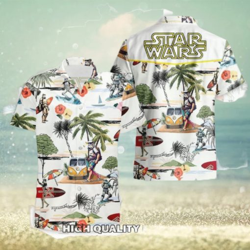 Personalized Star Wars Tropical Summer Hawaiian Shirt