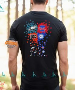 Philadelphia City 4 Teams Sports Tiny Hearts Logo 2024 Unisex T Shirt