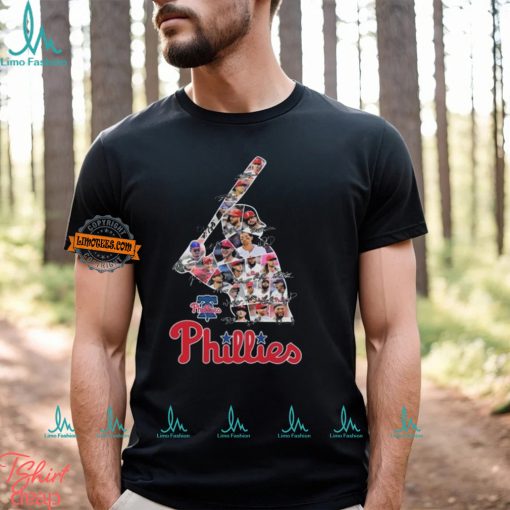 Philadelphia Phillies Baseball Players Ready To Play Signatures 2024 Shirt