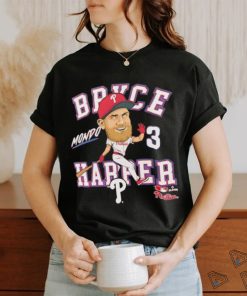 Philadelphia Phillies Bryce Harper no 3 Mondo caricature shirt