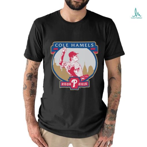 Philadelphia Phillies Cole Hamels 2006 2015 Logo Shirt
