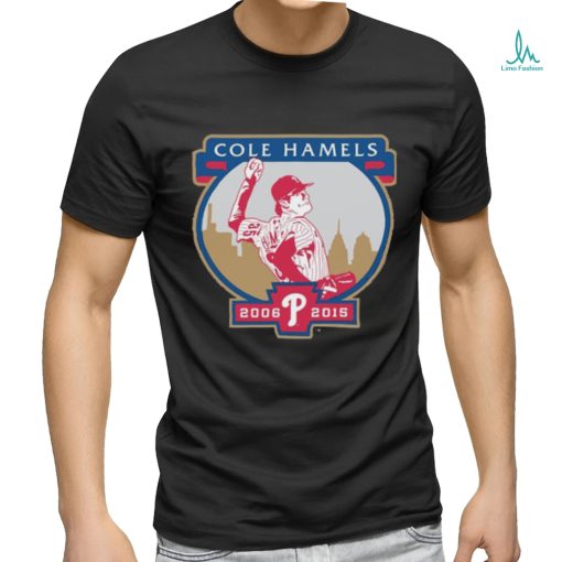 Philadelphia Phillies Cole Hamels 2006 2015 Logo Shirt