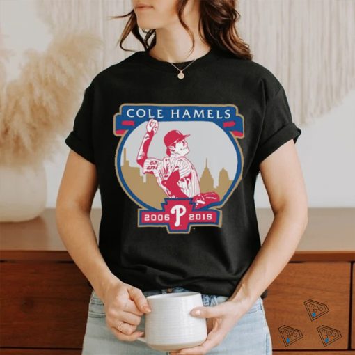 Philadelphia Phillies Cole Hamels 2006 2015 Logo Shirt