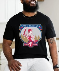 Philadelphia Phillies Cole Hamels 2006 2015 Logo Shirt