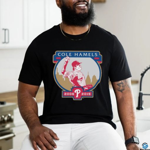 Philadelphia Phillies Cole Hamels 2006 2015 Logo Shirt