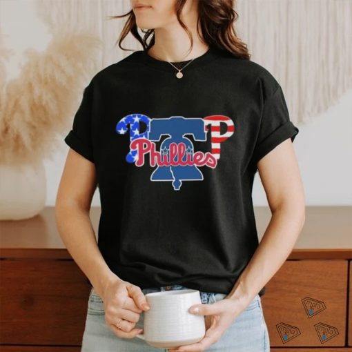 Philadelphia phillies baseball team celebrating 4th of july 2024 shirt