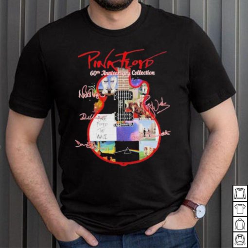 Pink Floyd band 60th anniversary collection guitar signatures shirt