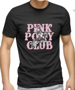 Pink Pony Club Retro Horse Lover Design Shirt