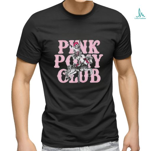 Pink Pony Club Retro Horse Lover Design Shirt