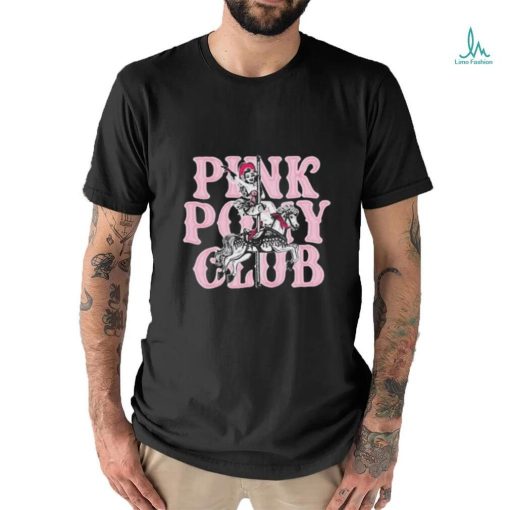 Pink Pony Club Retro Horse Lover Design Shirt