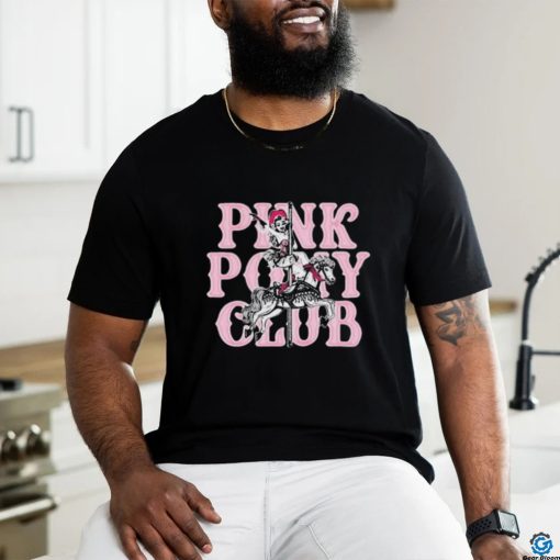 Pink Pony Club Retro Horse Lover Design Shirt