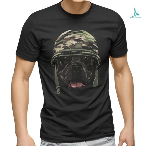 Pit Bull Soldier Veteran DogArmy Dog shirt