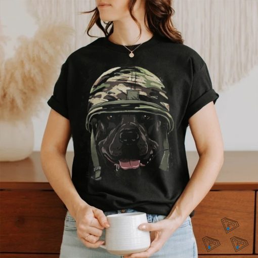 Pit Bull Soldier Veteran DogArmy Dog shirt