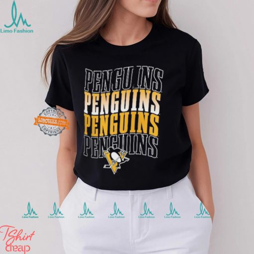 Pittsburgh Penguins Starter Four Team Name Logo Shirt