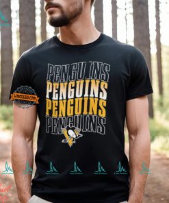 Pittsburgh Penguins Starter Four Team Name Logo Shirt