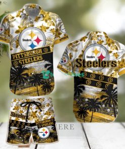 Pittsburgh Steelers Hawaiian Shirt And Summer Shorts For Fans