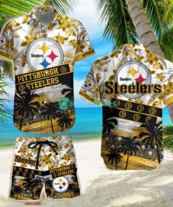 Pittsburgh Steelers Hawaiian Shirt And Summer Shorts For Fans