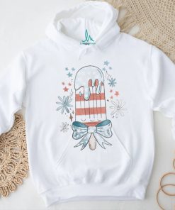 Popsicle 4Th Of July Red White Blue Patriotic Kid Girl Women T shirt