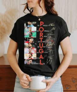 Portugal Legends Football Players Teams Signatures shirt