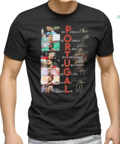 Portugal Legends Football Players Teams Signatures shirt