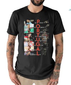 Portugal Legends Football Players Teams Signatures shirt
