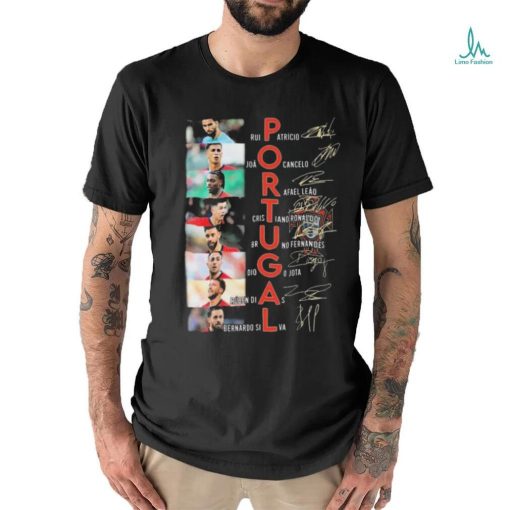 Portugal Legends Football Players Teams Signatures shirt