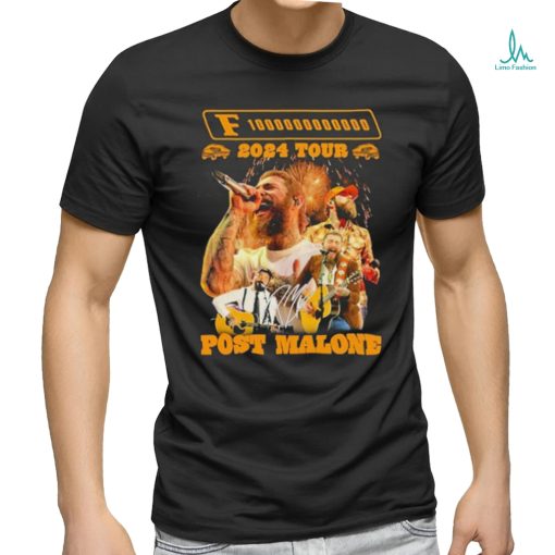 Post Malone Hits The Road For F 1 Trillion 2024 Tour Post Malone Signature Shirt