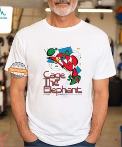 Poster For Cage The Elephant Begin The Neon Pill Tour Tonight At Utah First Credit Union In Salt Lake City On June 20 2024 Unisex T Shirt