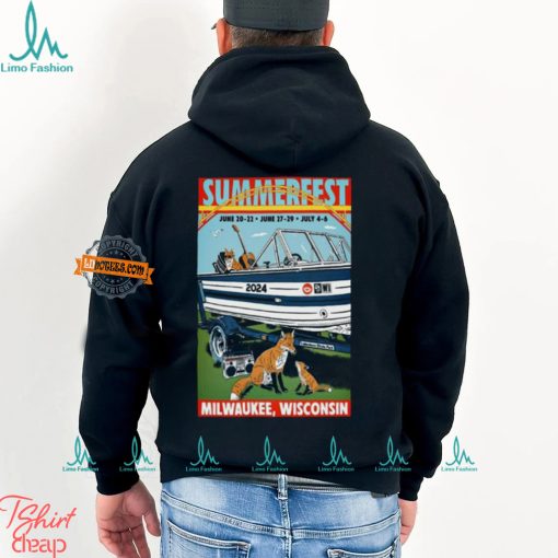 Poster SummerFest Jun 20 22 2024 Milwaukee WI T Shirt