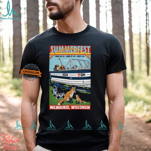 Poster SummerFest Jun 20 22 2024 Milwaukee WI T Shirt