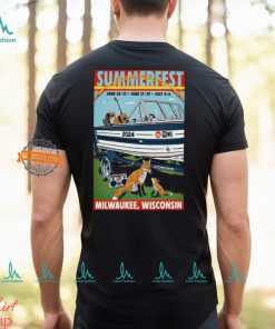 Poster SummerFest Jun 20 22 2024 Milwaukee WI T Shirt