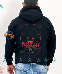 Queens Of The Stone Age Coliseum Da Coruna The End Is Nero Poster In A Coruna ES On XVIII VI MMXXIV Vintage T Shirt